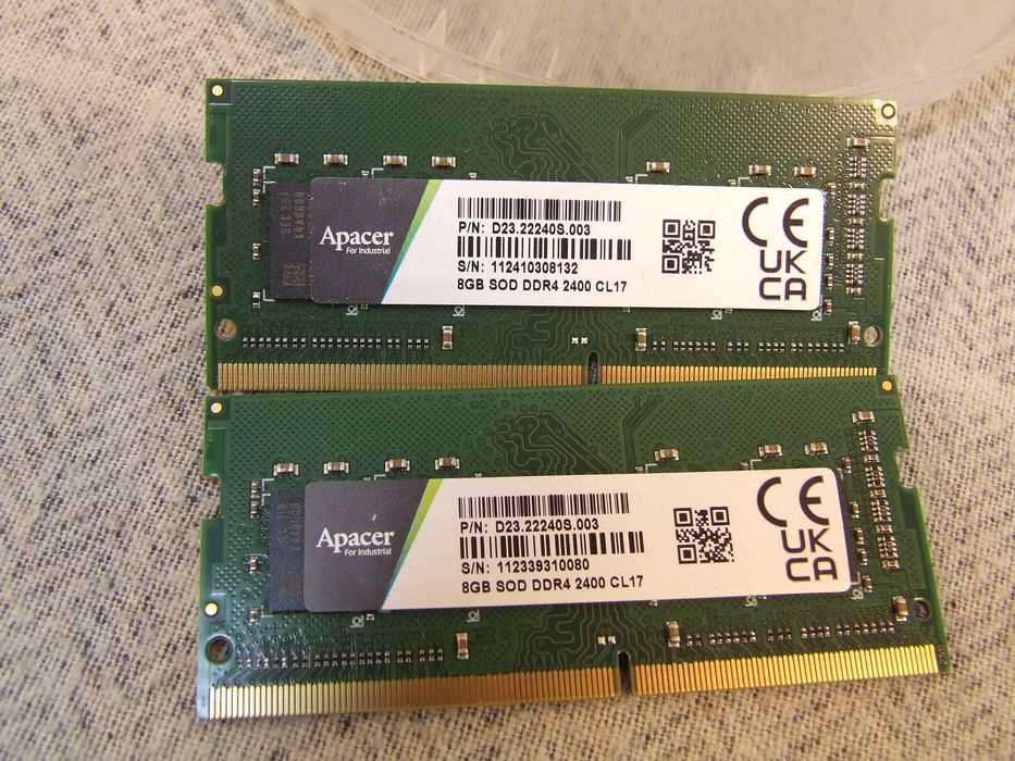 Ram DDR4 2400mgz. 2 *8Gb./16Гб./пам'ять/комплект/Apacer/memory/ноутбук
