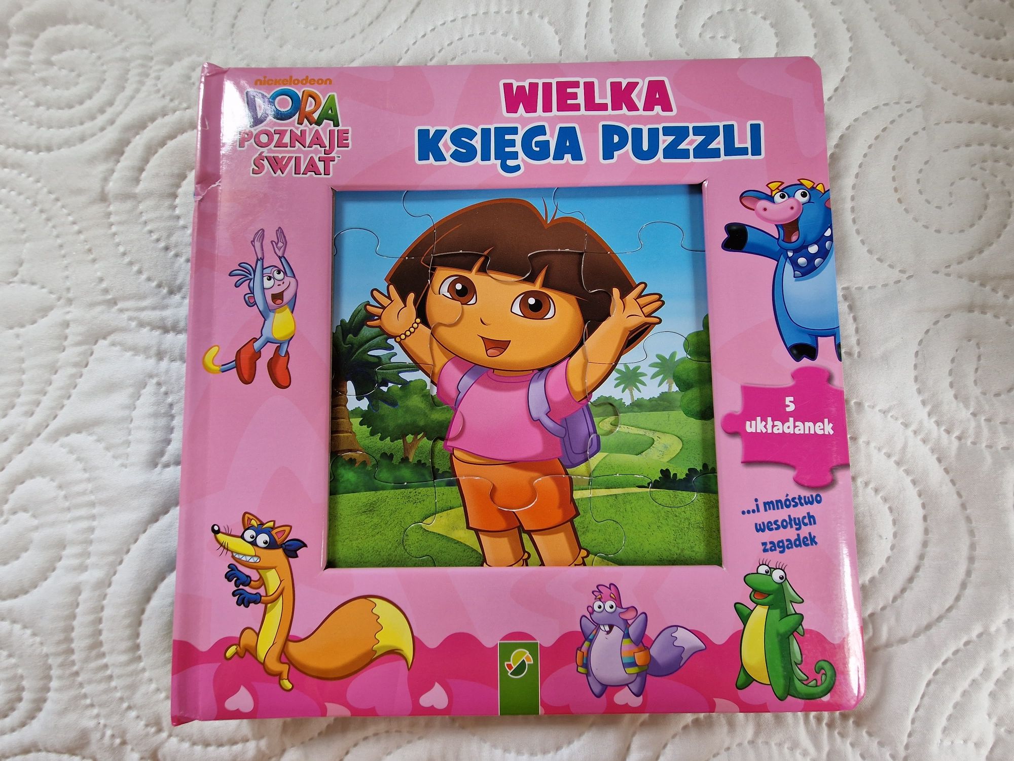 Książka puzzle z bajki Dora