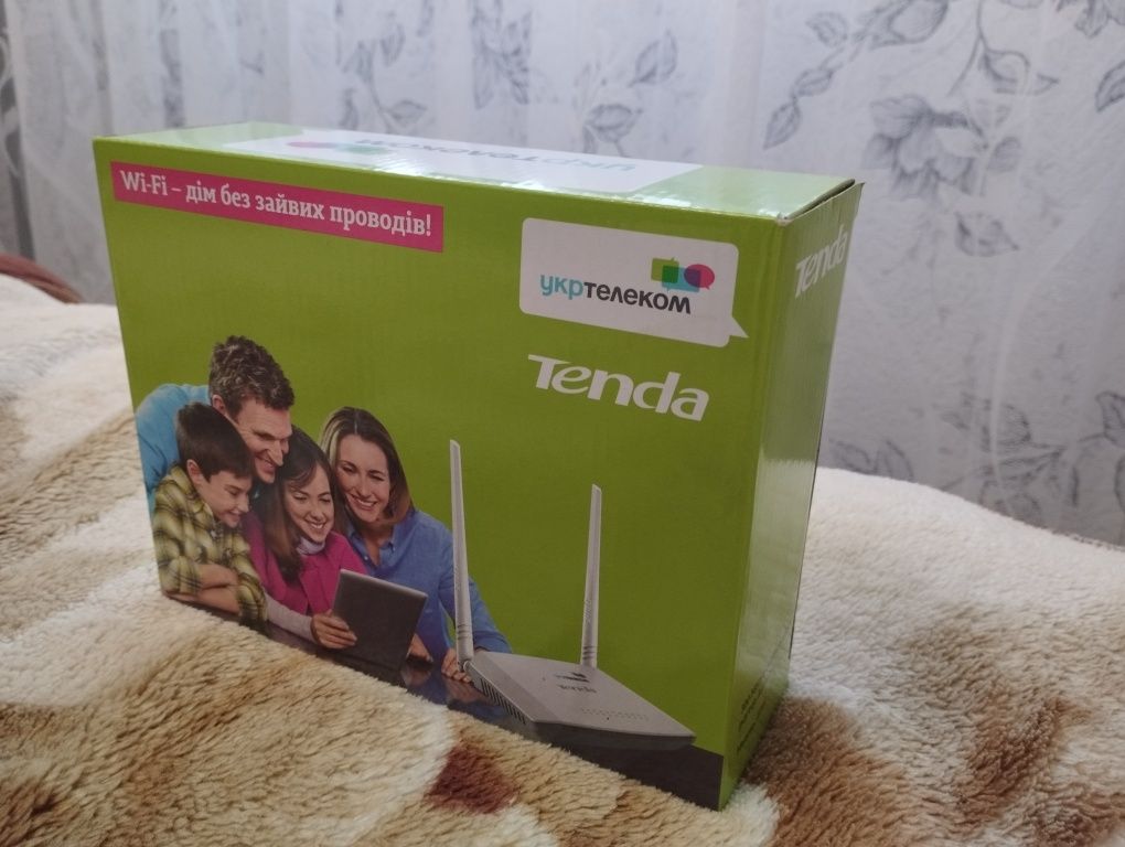 Роутер Tenda D301 (Wi-Fi 300 Мбит/с, Ethernet 100 Мбит/с) ADSL 2+