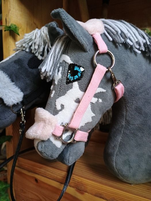 Kantar i uwiąz  w kolorze różowym