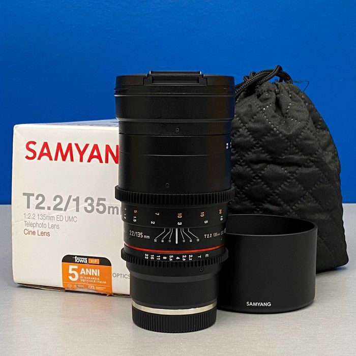 Samyang 135mm T2.2 ED UMC VDSLR Cine Lens (Sony FE) - NOVA