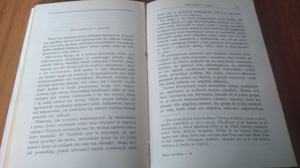 Eseje z dziedziny moralności i literatury / Dawid Hume