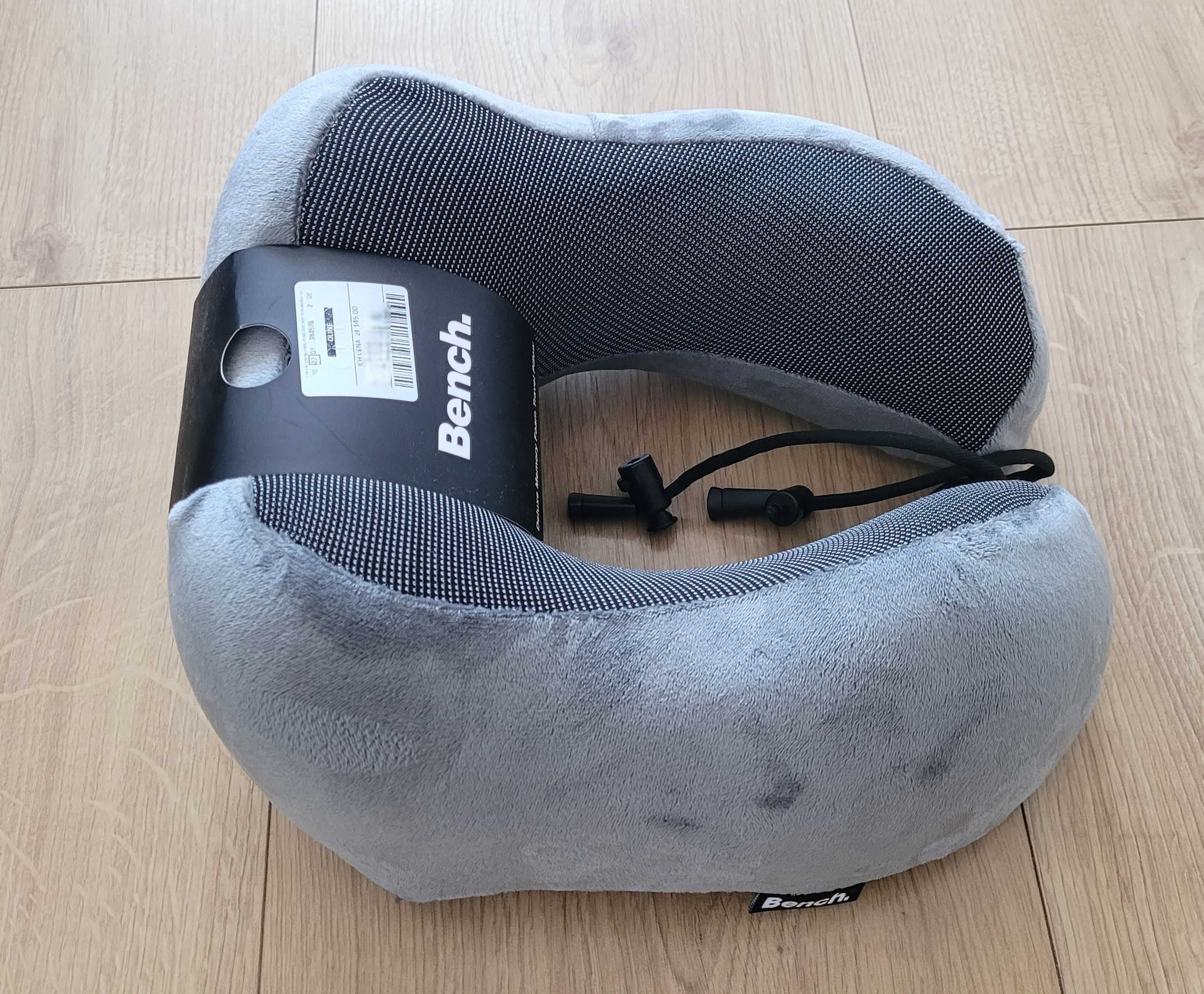 Poduszka podróżna turystyczna rogal na szyję (Memory Foam) Bench