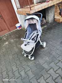 Wózek 3w1 baby merc spacerówka rapid krzesełko do karmienia