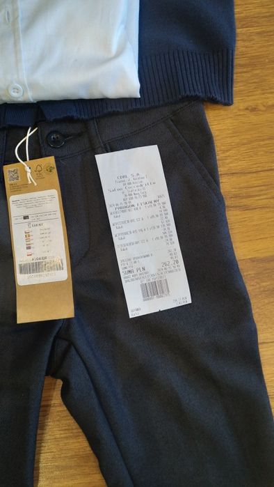 Ubranie Coccodrillo eleganckie na chłopaka rozmiar 122.