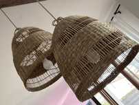Dwa klosze lampa wisząca stan idealny Ikea Torared