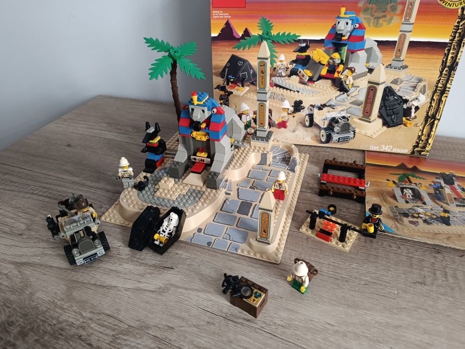 Lego 5978 Sphinx Secret Surpise Sekret Sfinksa Pudełko Instrukcja USA