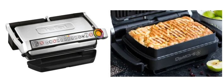 Електрогриль притискний Tefal OptiGrill+ XL GC724D12 з випічкою