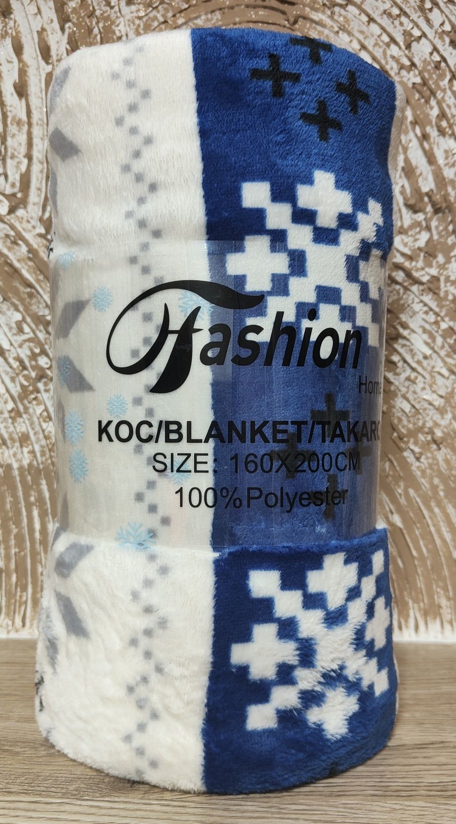 Koc Świąteczny Reniferek 160x200