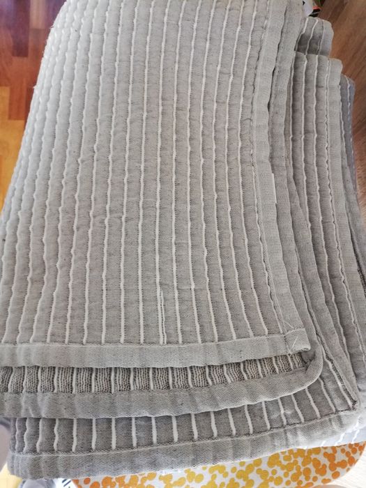 Colcha single Kasa cinzento