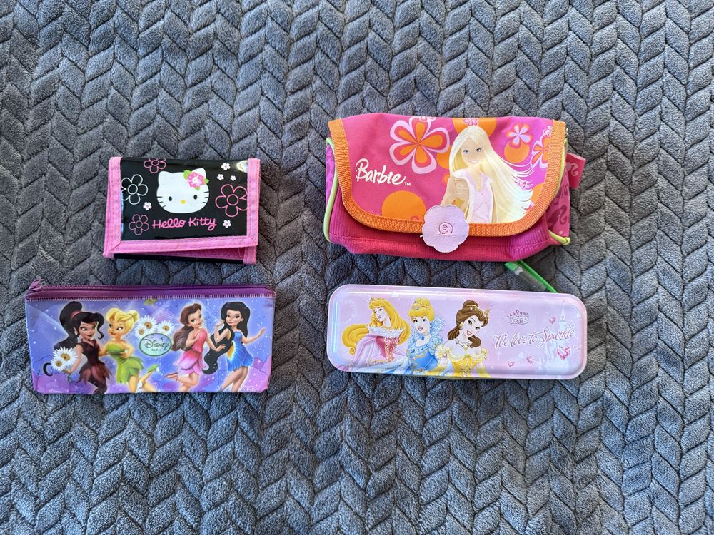 Piórniki portmonetka Hello Kitty Barbie Princess