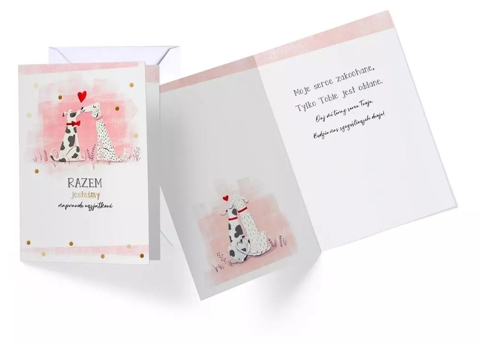 Karnet B6 PR-391 Walentynki. Kukartka