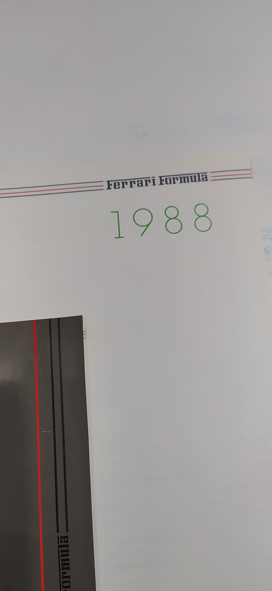 Conjunto agendas Ferrari 1988
