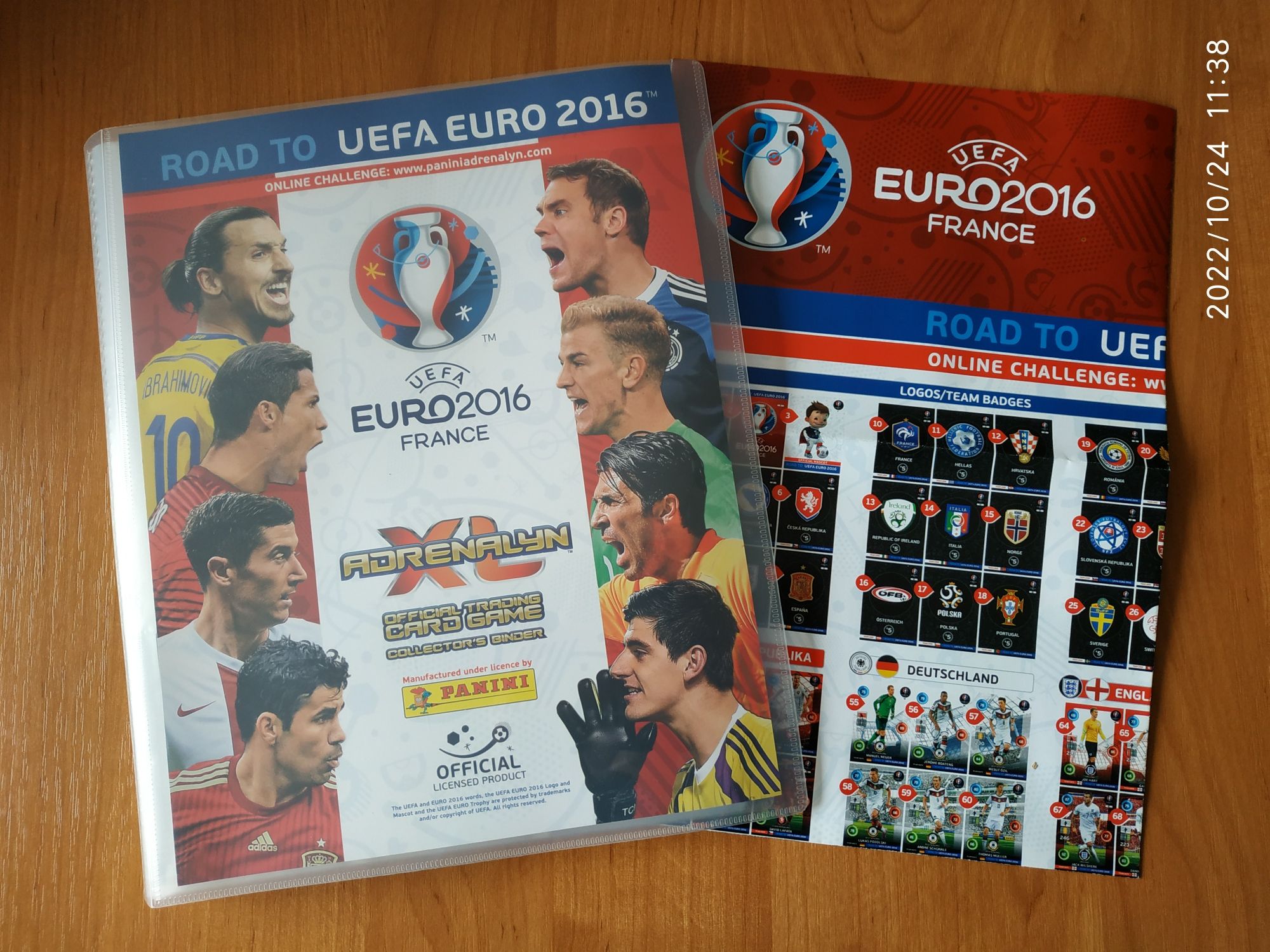 Panini Road to UEFA EURO 2016 - album plus 171 kart