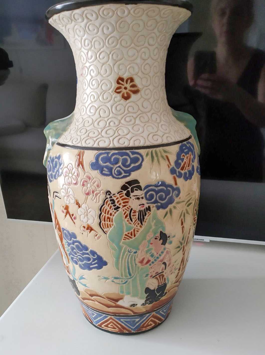Роскошная Китайская керамическая ваза времен СССР