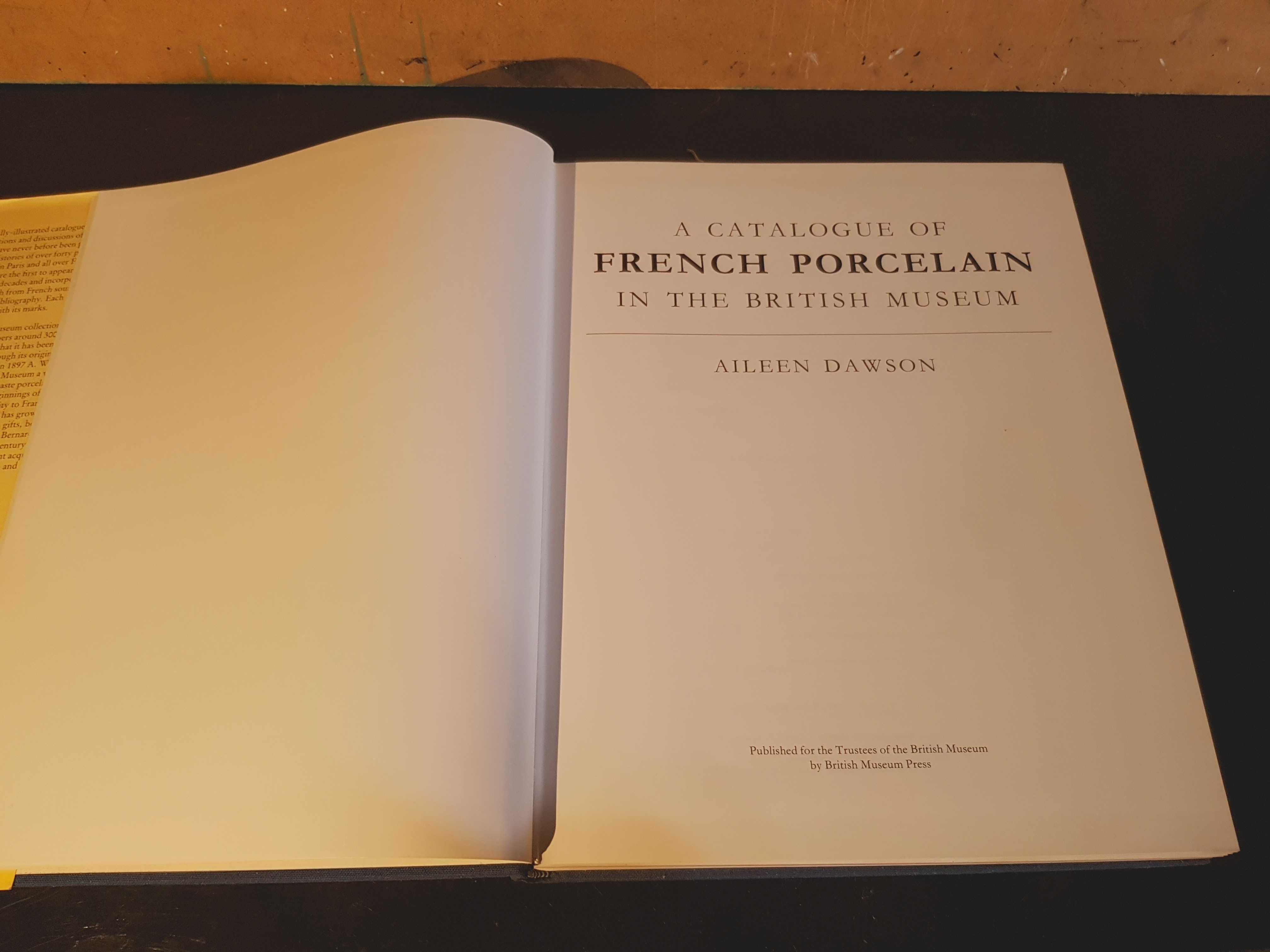 French Porcelain - A Catalogue of the British Museum Collection