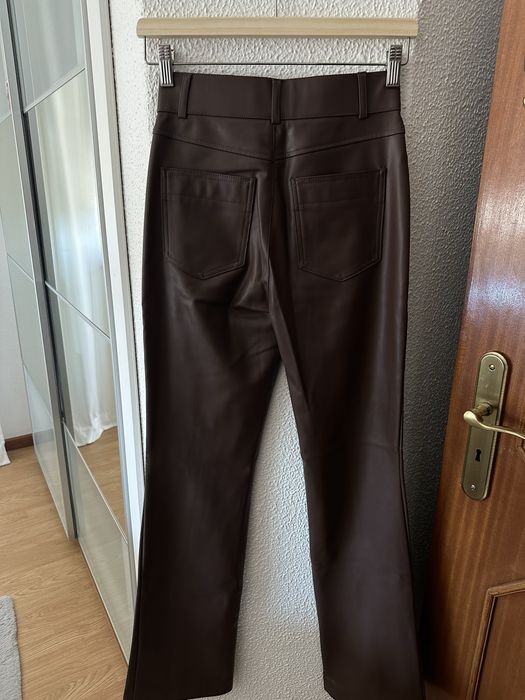 Calças Cabedal Zara