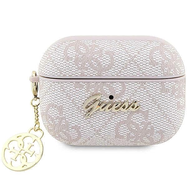 Etui Guess 4G Charm Collection na AirPods Pro 2 - różowe