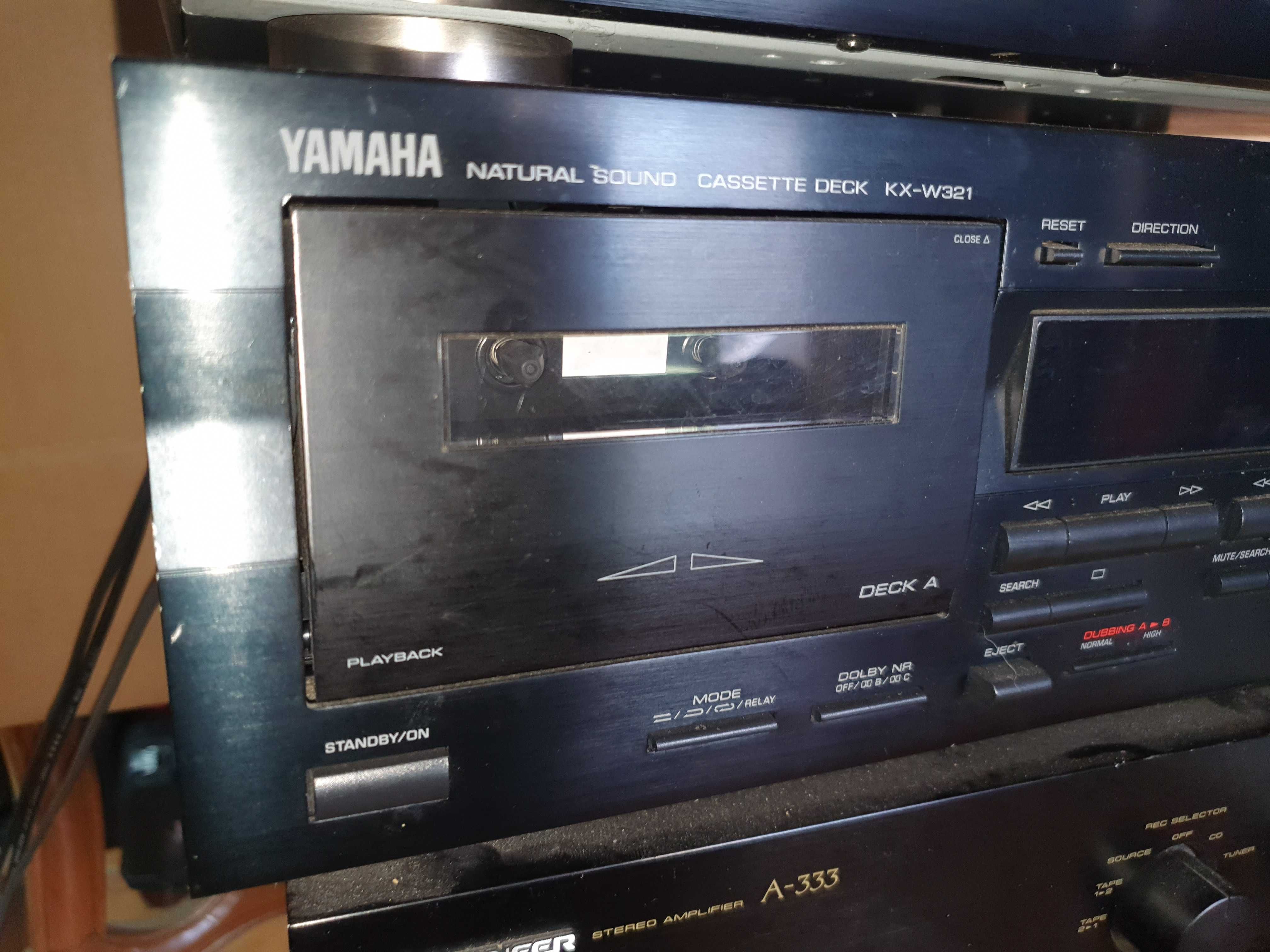 Pioneer Amplificador A 333 / YAMAHA rádio tx 480/ deck KX-W321 k7