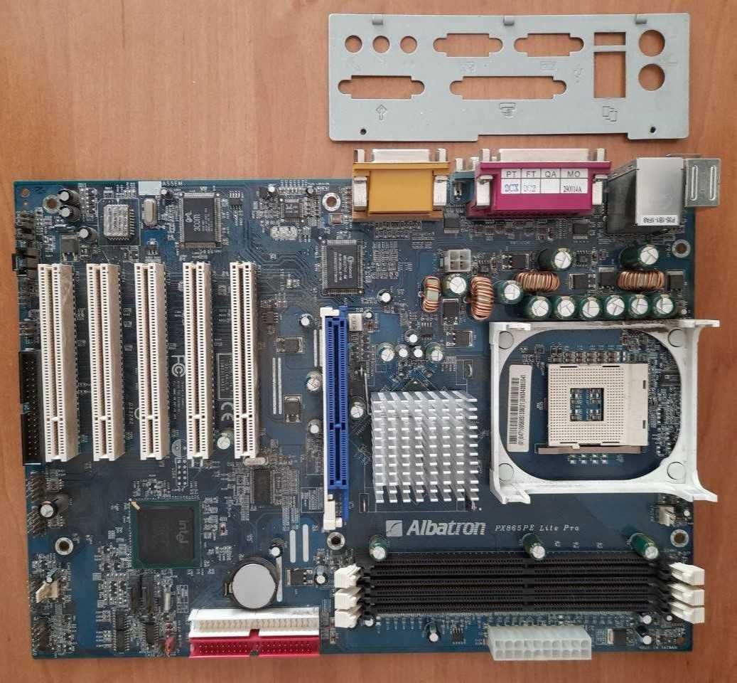 Топ материнська 478 ECS 865PE-A, Albatron PX865PE Lite Pro Тест ОК