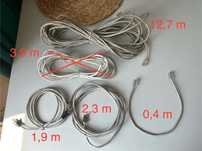 Kabel ethernet RJ45 - RJ45: 4 szt.