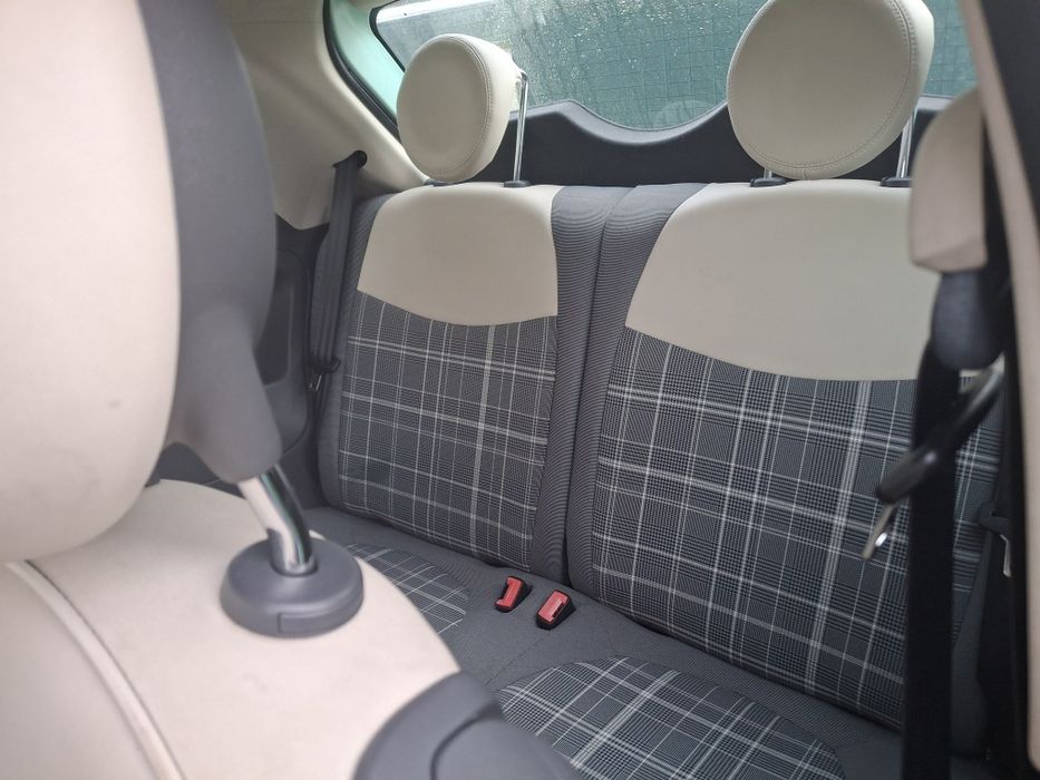 Fiat 500 verde água