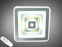 Світлодіодний світильник  з пультом LED диммер квадрат потолочный A019