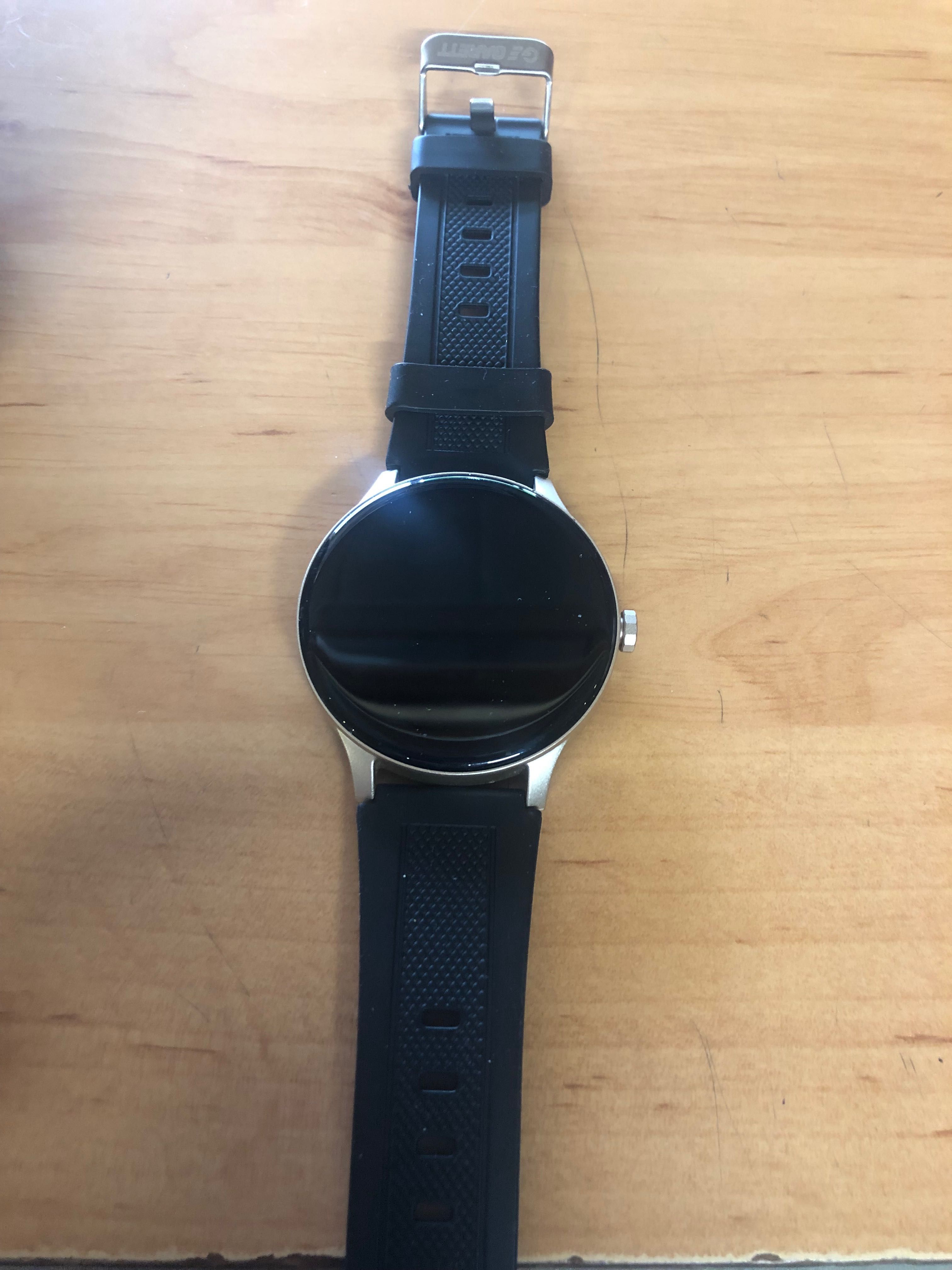 Smartwatch Garett classy czarno-złoty