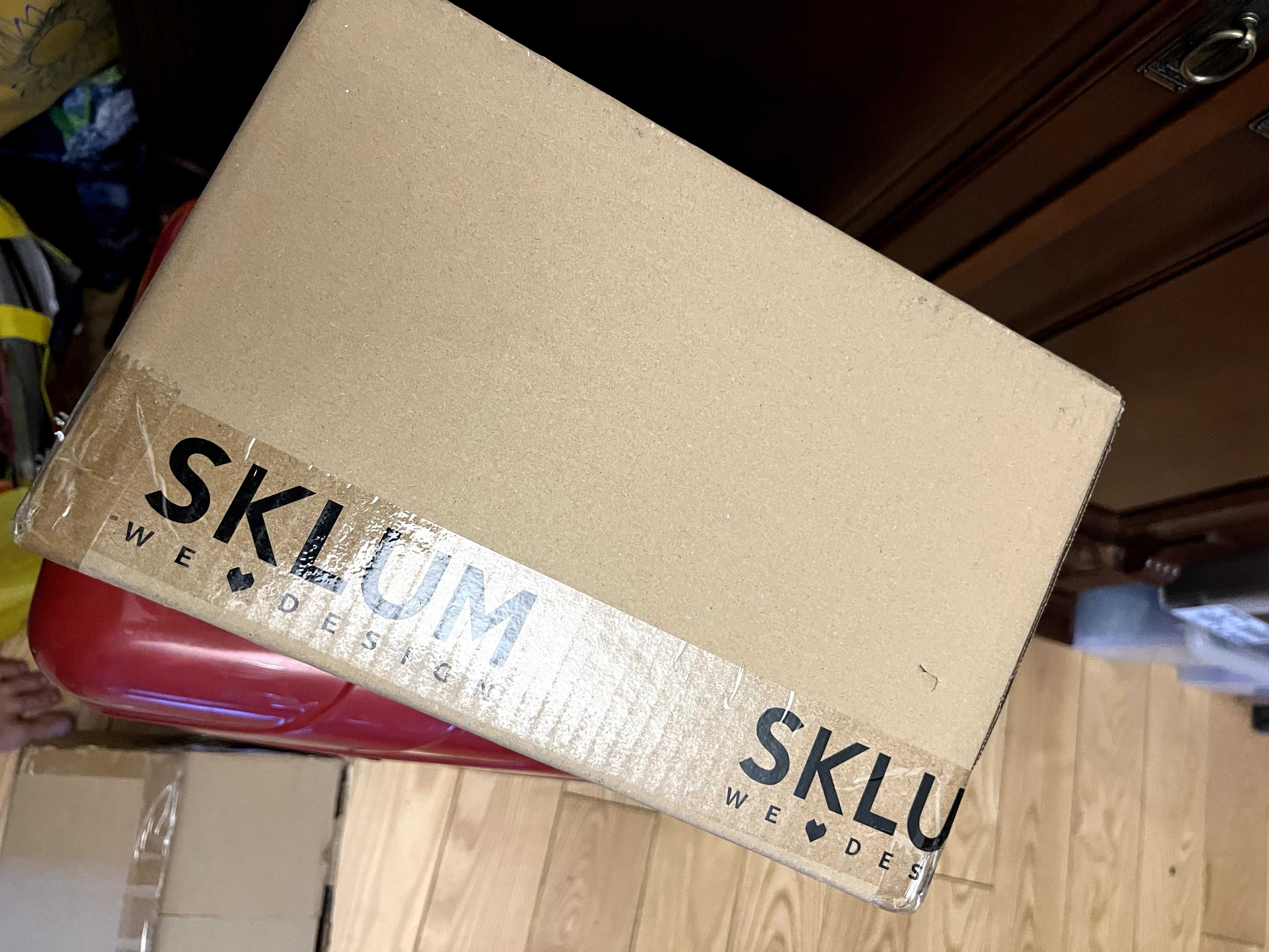 SKLUM UVOL Kinkiet ścienny ze stali nierdzewnej złoty