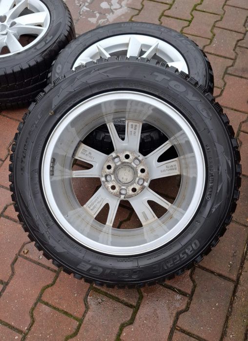 Koła Audi 16" 5x112 - felgi alluminiowe + opony zimowe Toyo 215/55 R16