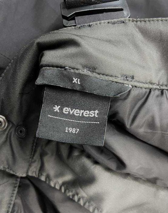Лижні штани Everest Recco зимові чоловічі утеплені чорні трекінгові