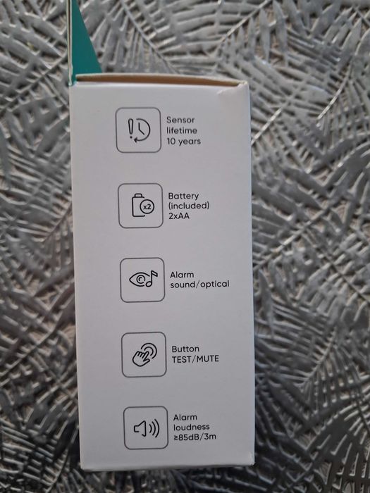 Bateryjny czujnik tlenku węgla Tuya Smart Wi-FI