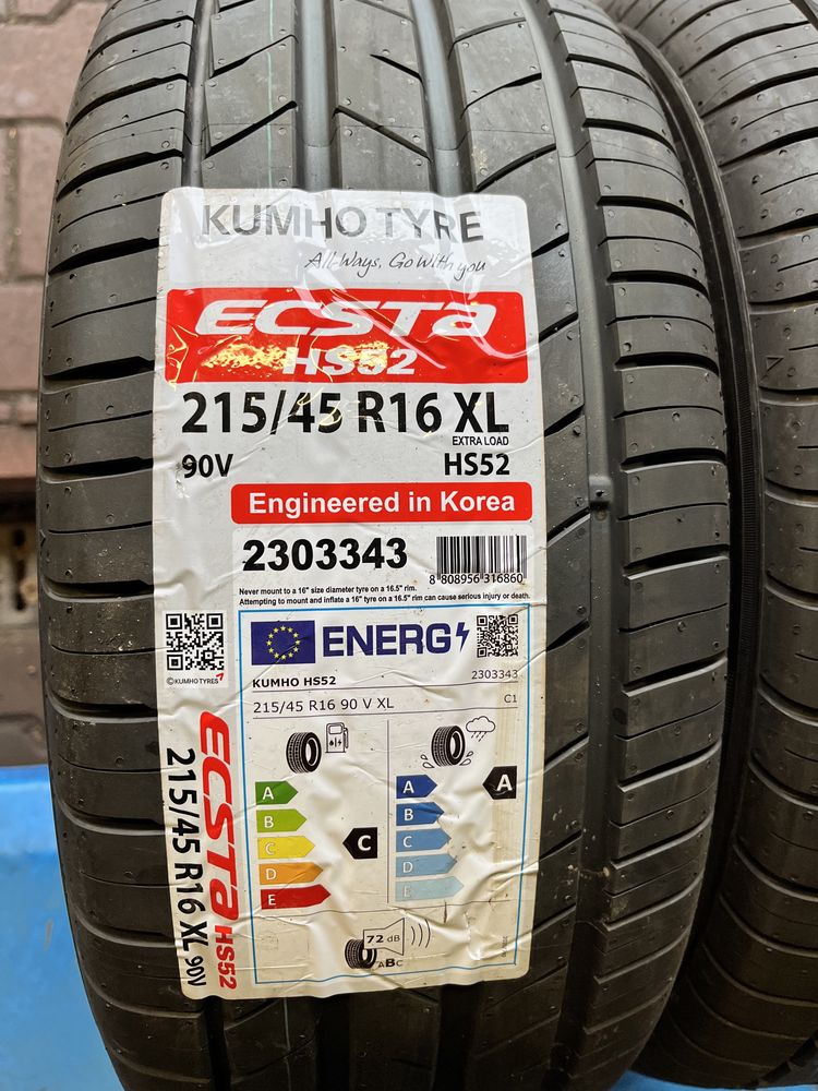 215.45.16 Kumho Ecsta HS52, 2022 rok