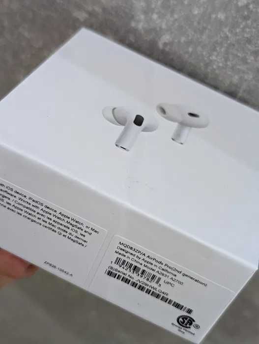 TOP AirPods 2 Pro 3 Безпровідні навушники AirPods Apple 1:1 з Original