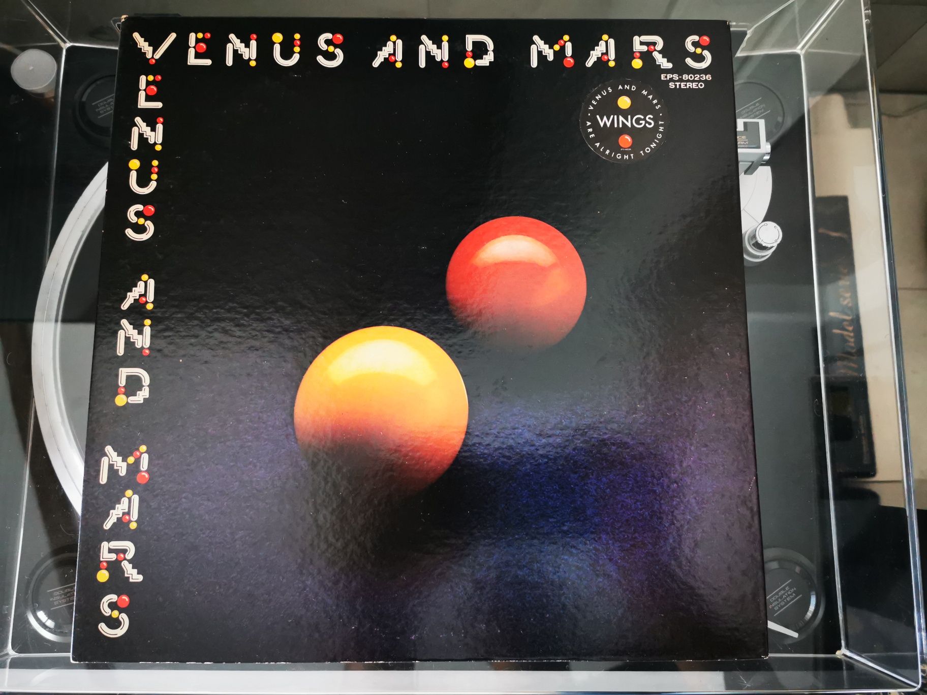 Wings "Venus and Mars" Japan 1975 winyl gatefold McCartney The Beatles