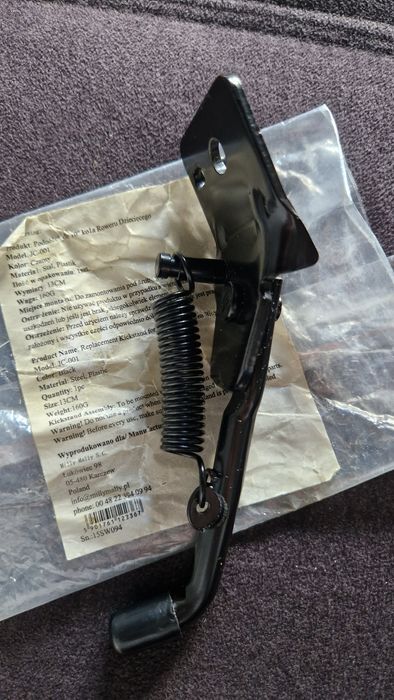 Podnóżek nóżka do roweru dziecięcego 10 cali 13 cm nowa