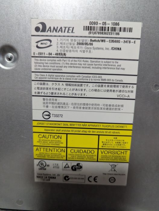 керований комутатор Cisco Catalyst 3560G-24TS-E