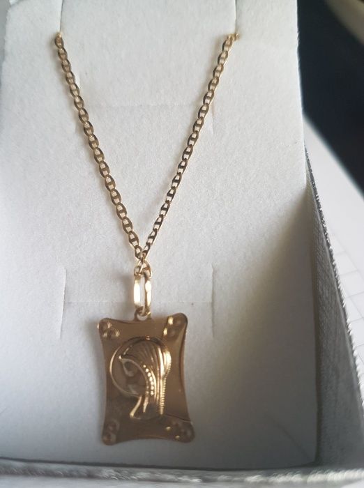 Łańcuszek Gucci + zawieszka Matka Boska, 45cm, , Super cena !!!