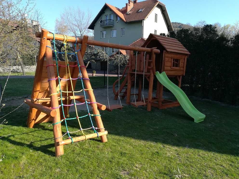 Domek Dla Dzieci Plac Zabaw Huśtawka Ogrodowa Dla Dziecka