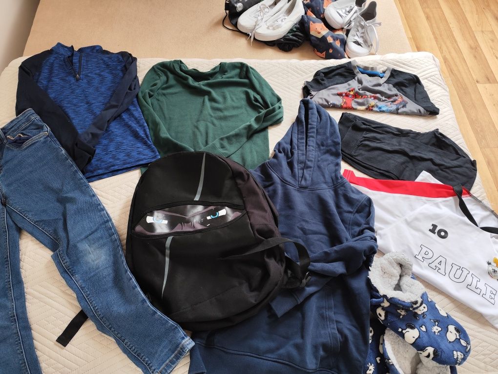 Mega paka chłopiec 140/152 plecak trampki 37/39 Reserved, h&m