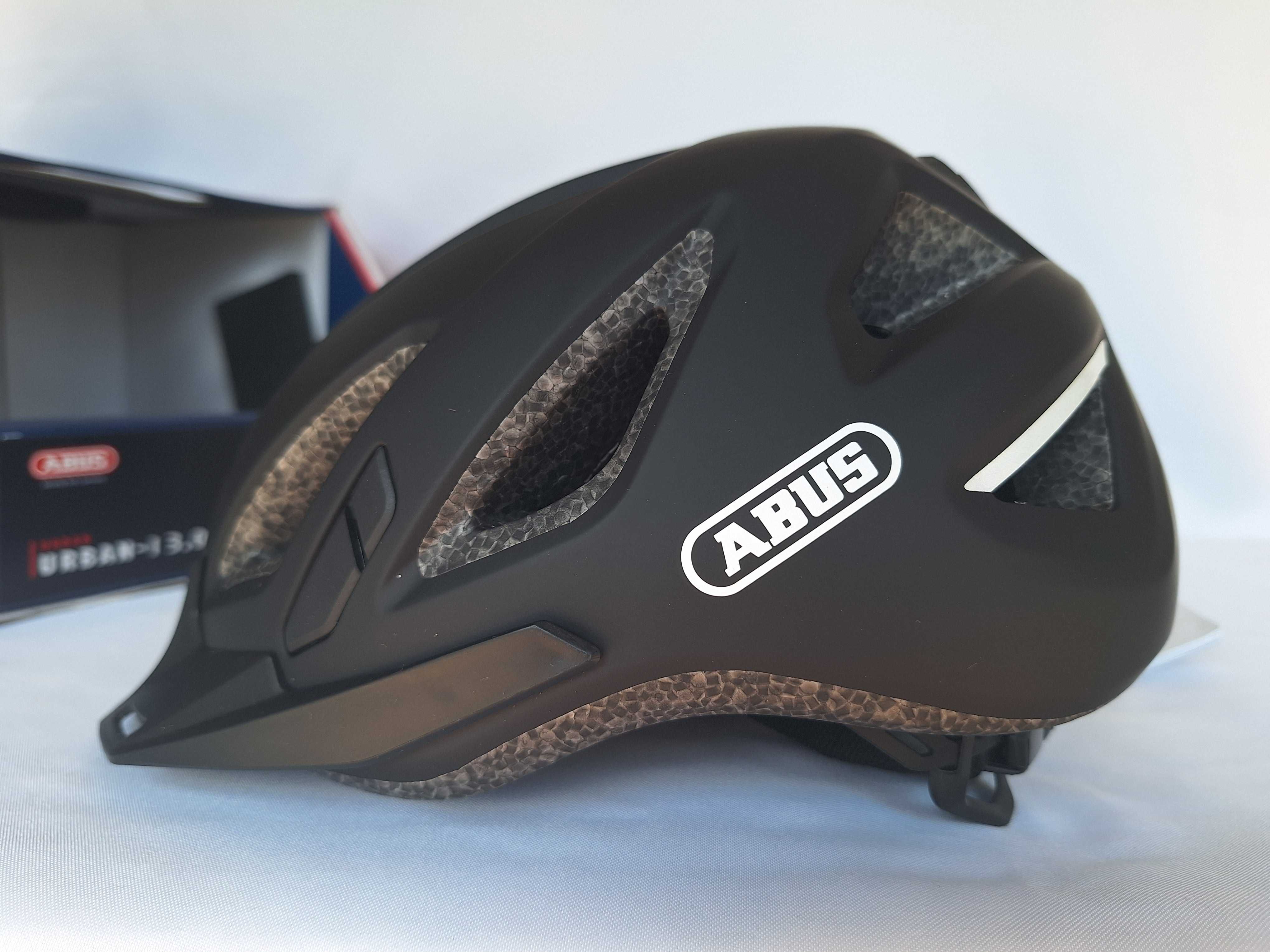 Kask rowerowy Abus Urban-I 3.0 LED Velvet Black S 51-55cm