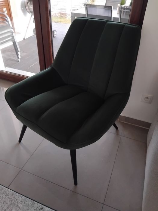 Fotel butelkowa zieleń