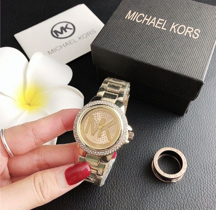 Zegarek z cyrkoniami Michael Kors plus pudełko