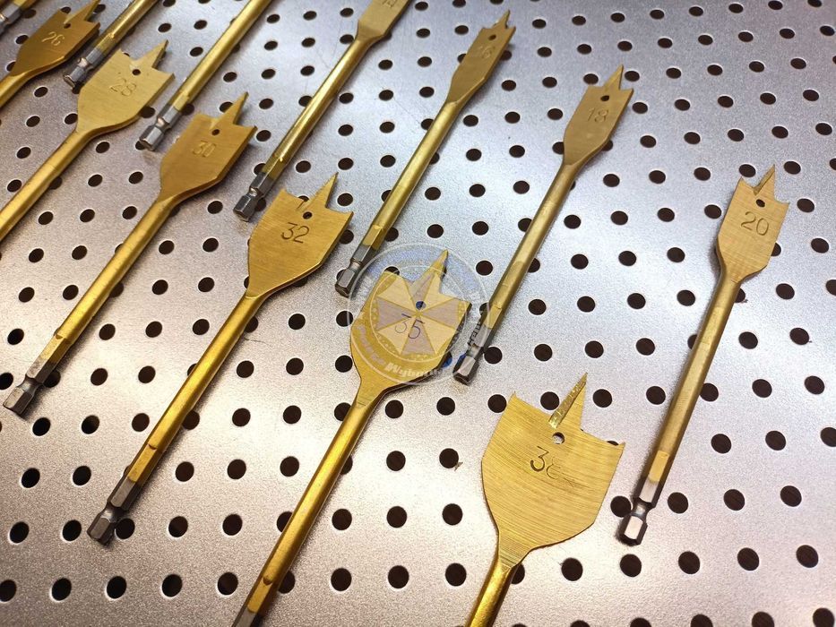 Wiertła łopatkowe do drewna 6-38mm 16szt. wiertła piórowe do drewna