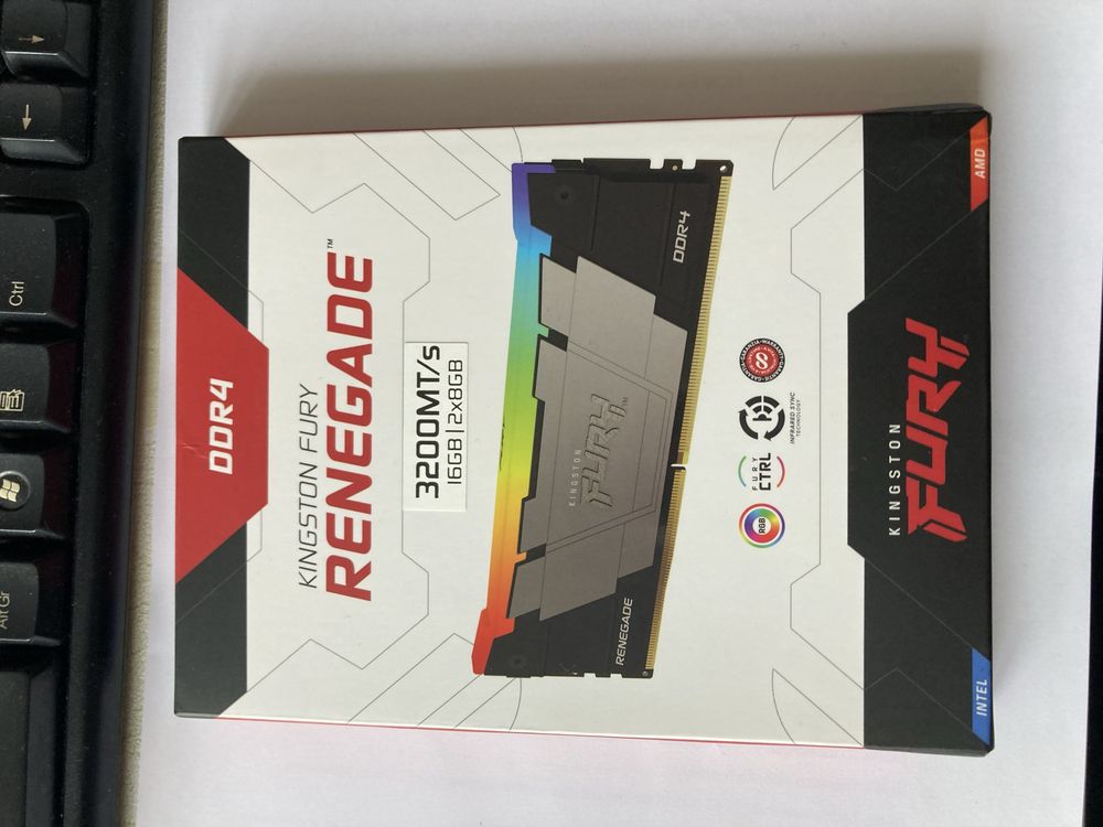 Kingston Fury Renegade DDR4 16gb (2x8) 3200mhz kości RAM pamięć
