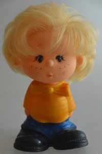 Дитяча гумова іграшка "хлопчик розгильдяй". СРСР. 1970-ті роки.