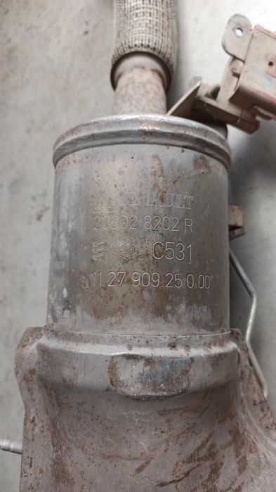 Выхлопная труба в сборе Renault Duster