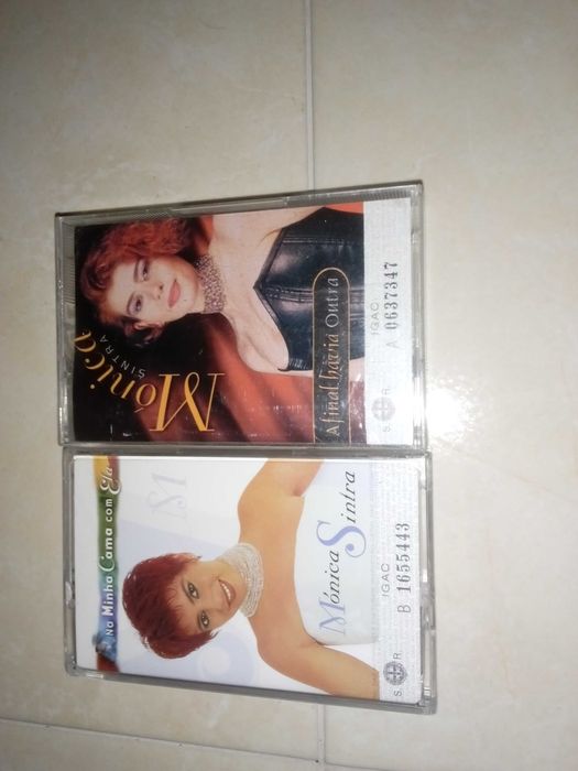 cassetes de musica de Monica Sintra e Diapasão