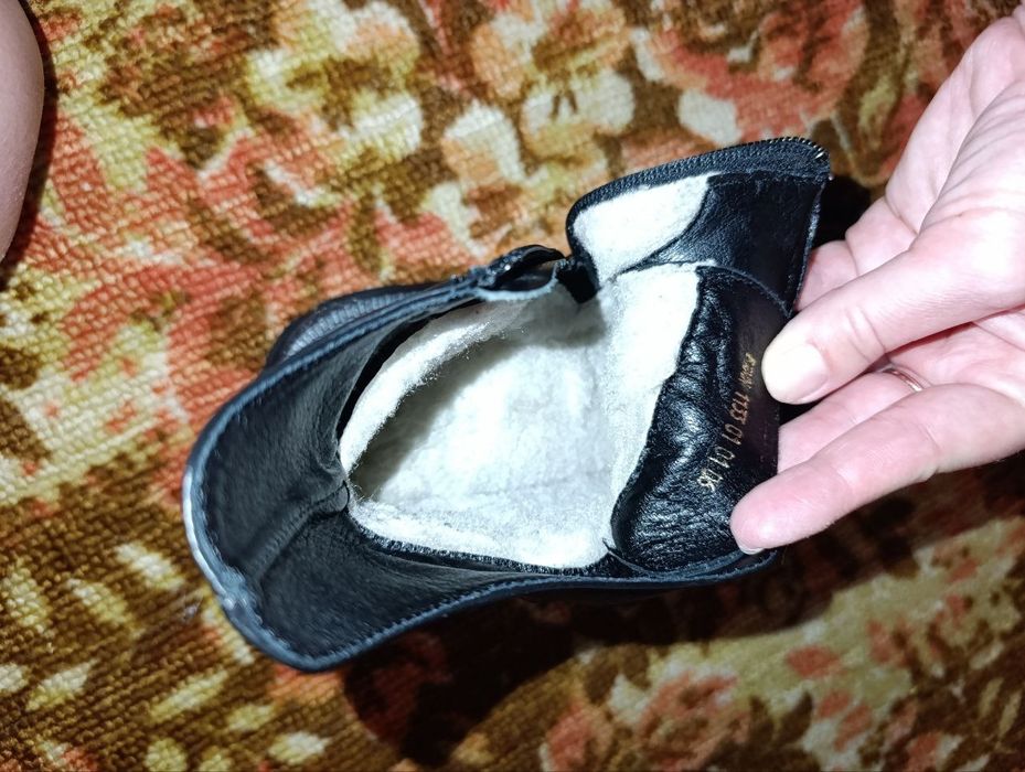 Женские зимние ботинки, натуральная кожа, 39 размер