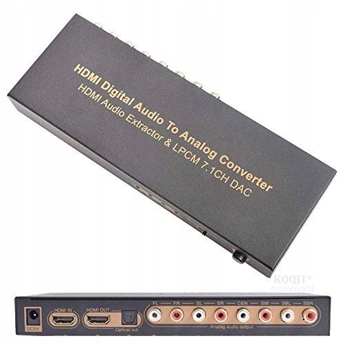 Konwerter audio 4K HDMI na HDMI 7.1 DAC Lpcm HDMI G638